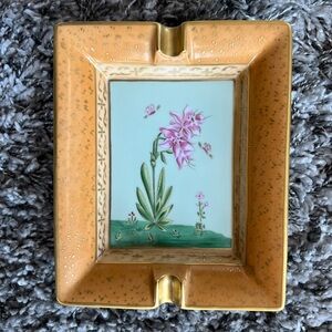 Hermes Pink Flower Ashtray